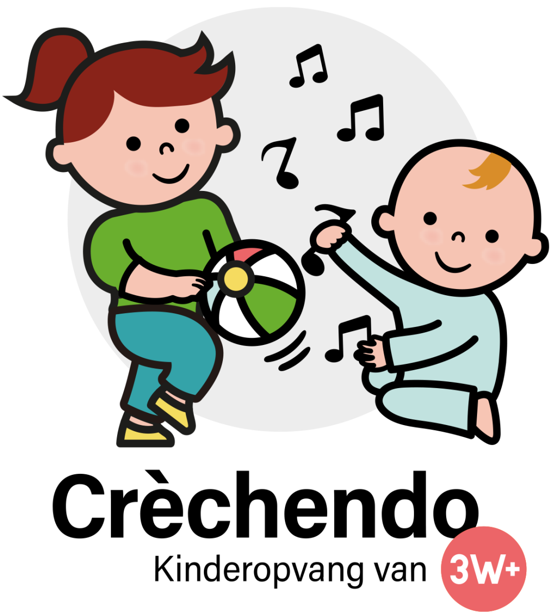 illustratie van spelende kinderen