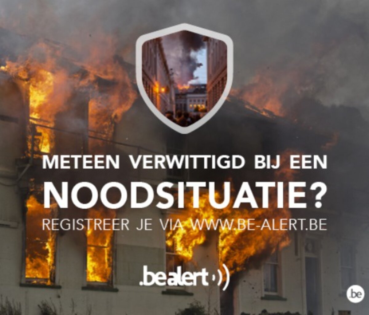 Be-alert: meteen verwittigd bij een noodsituatie