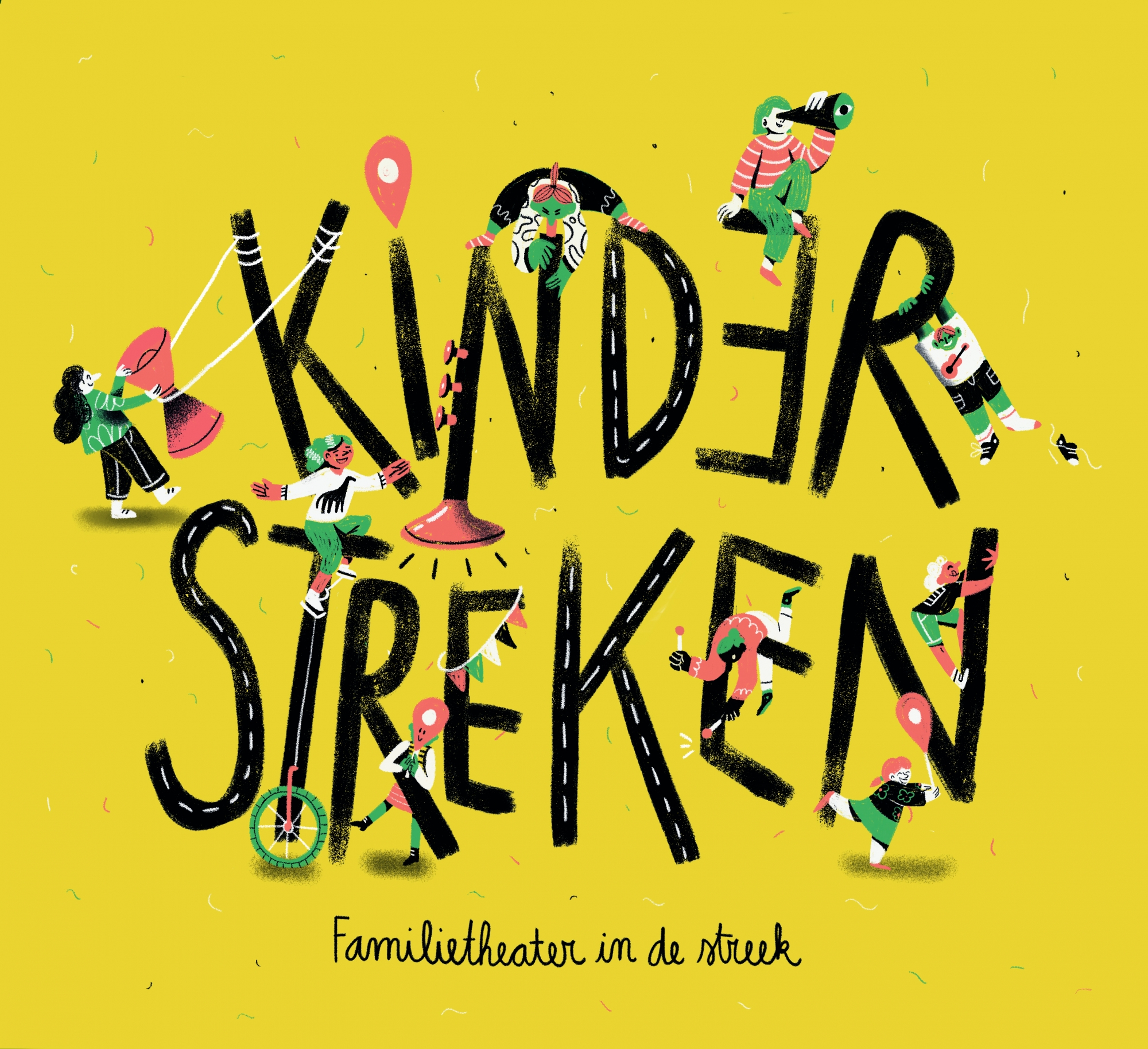 Alle familievoorstellingen in de regio gebundeld op  website Kinderstreken