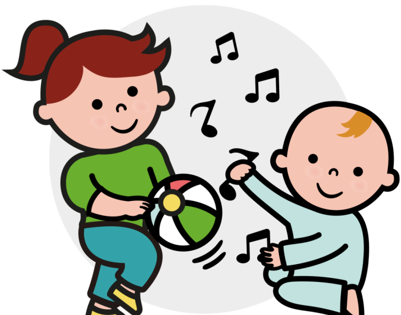 illustratie van spelende kinderen