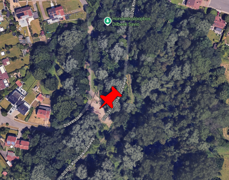 bovenaanzicht omgeving Draverslaan