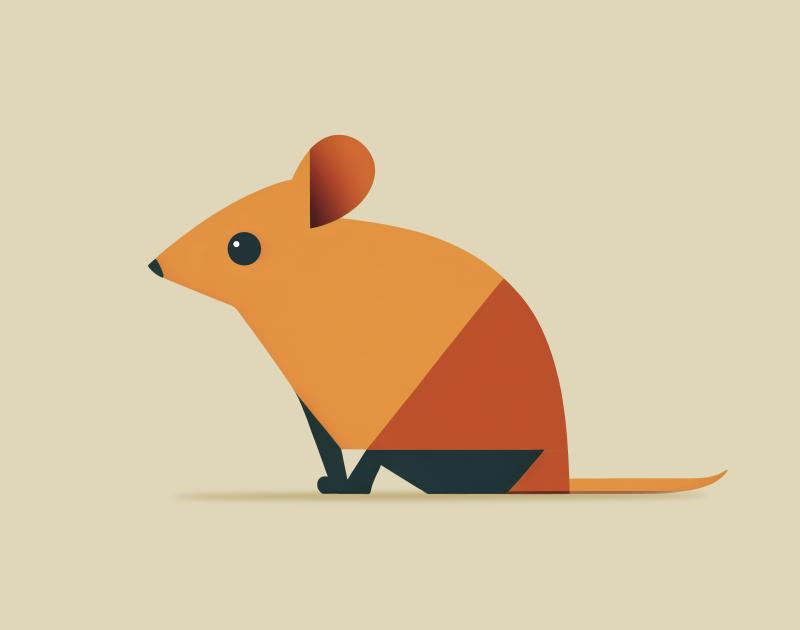 illustratie van een muis