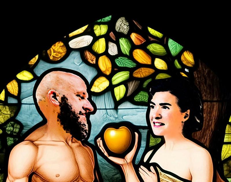 Adam en Eva zeggen sorry - Alice Reys & Tom Van Dyck © Stinus Van Grieken