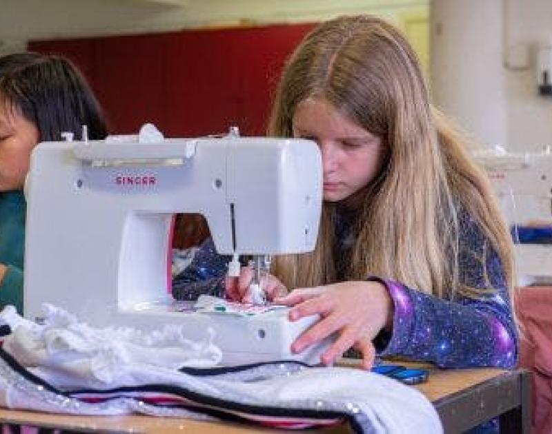 Het naaiatelier © Skillz vzw