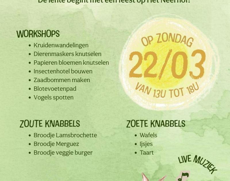 Daar is de lente! © het neerhof vzw