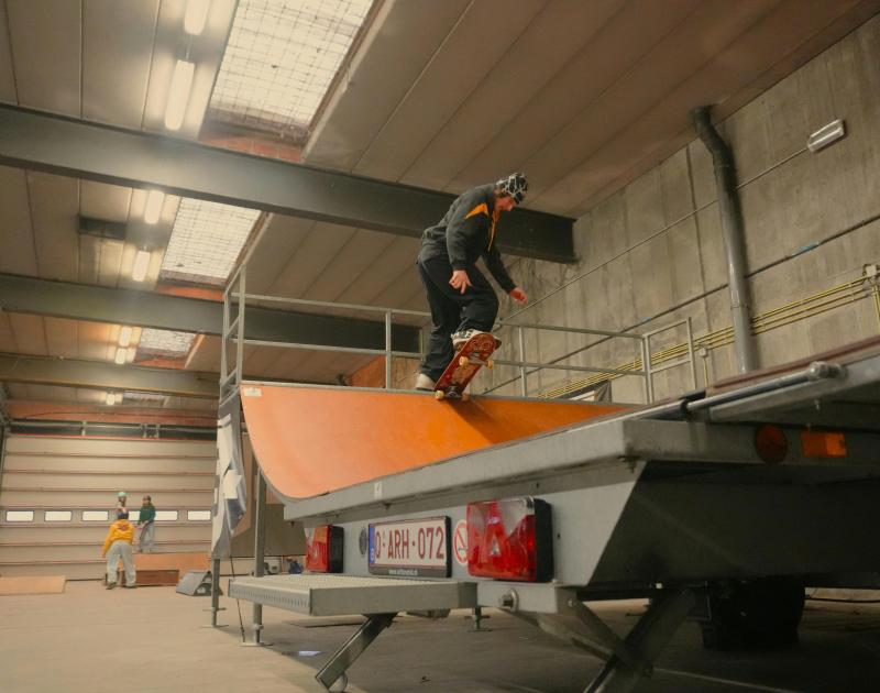Pop-up indoor skatepark Dilbeek © Gemeente Dilbeek