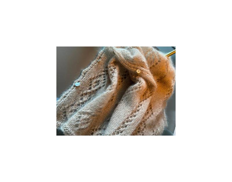 1 sjaal, 4 stijlen: verfijnd kantbreiwerk voor gevorderden © Marijke De Meuleneire