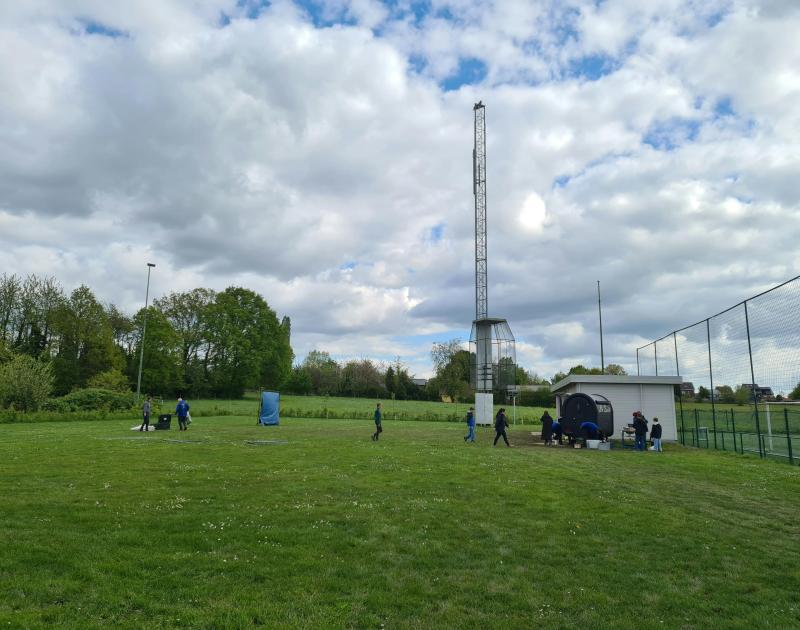 Boogschieten op liggende en staande wip © gilde Dilbeek