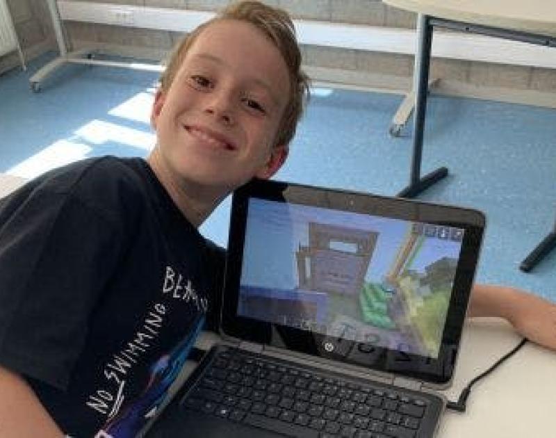 Minecraft bouwhub © Skillz vzw