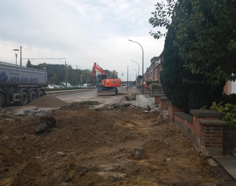 Dansaertlaan te Dilbeek en Groot-Bijgaarden: heraanleg wegenis en riolering