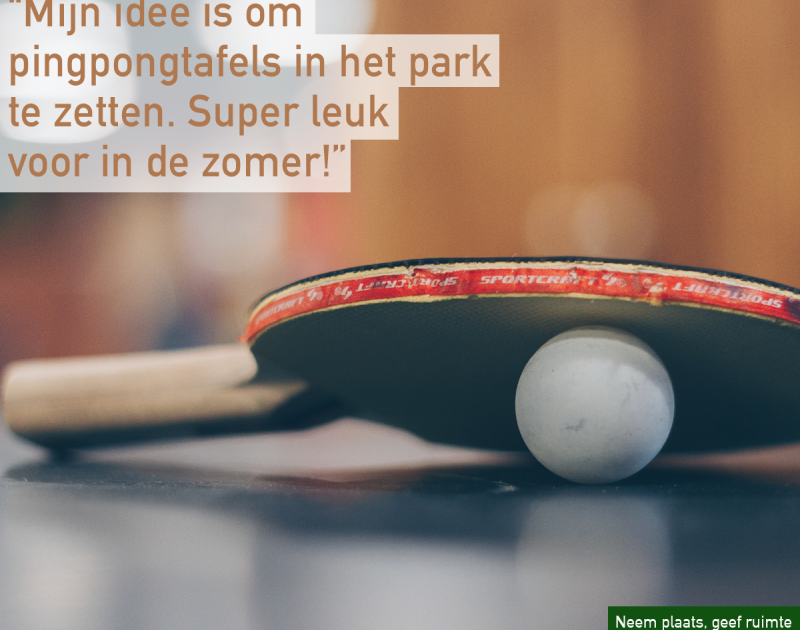 Neem plaats, geef ruimte