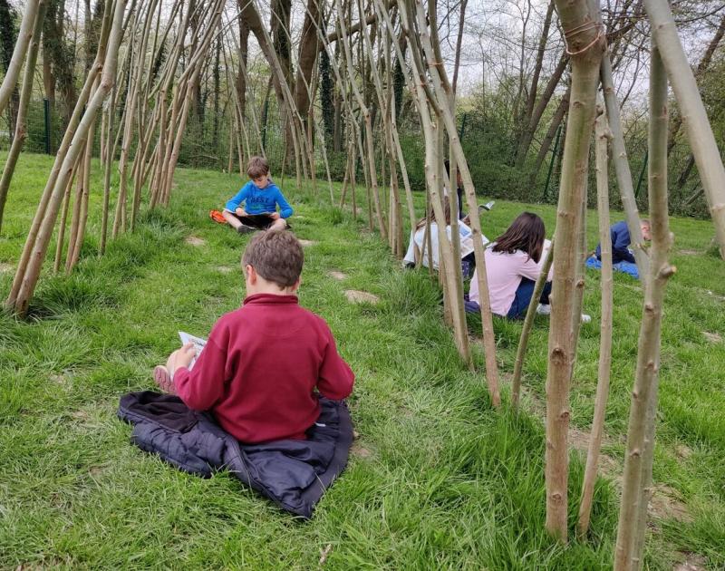 Lezen in het zonnetje