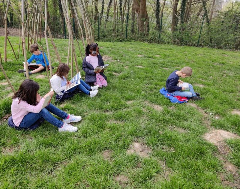 Lezen in het zonnetje