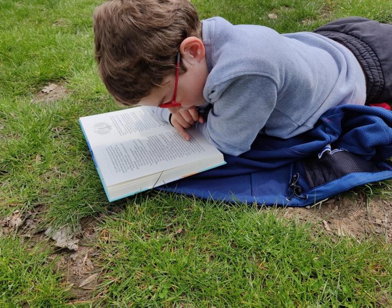 Lezen in het zonnetje