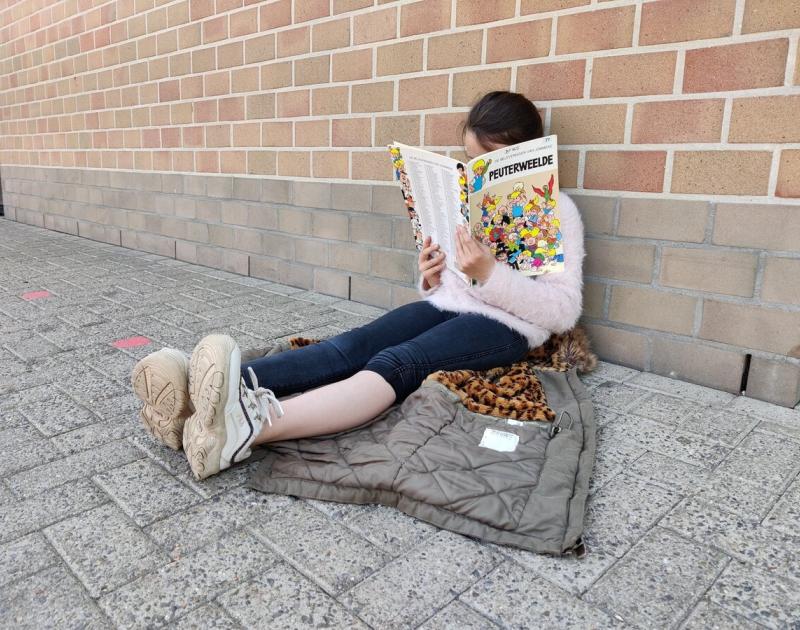 Lezen in het zonnetje