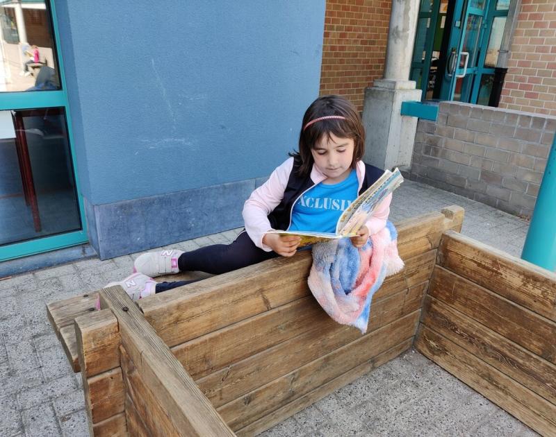 Lezen in het zonnetje