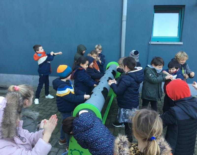 Nieuwe wastafels in onze school