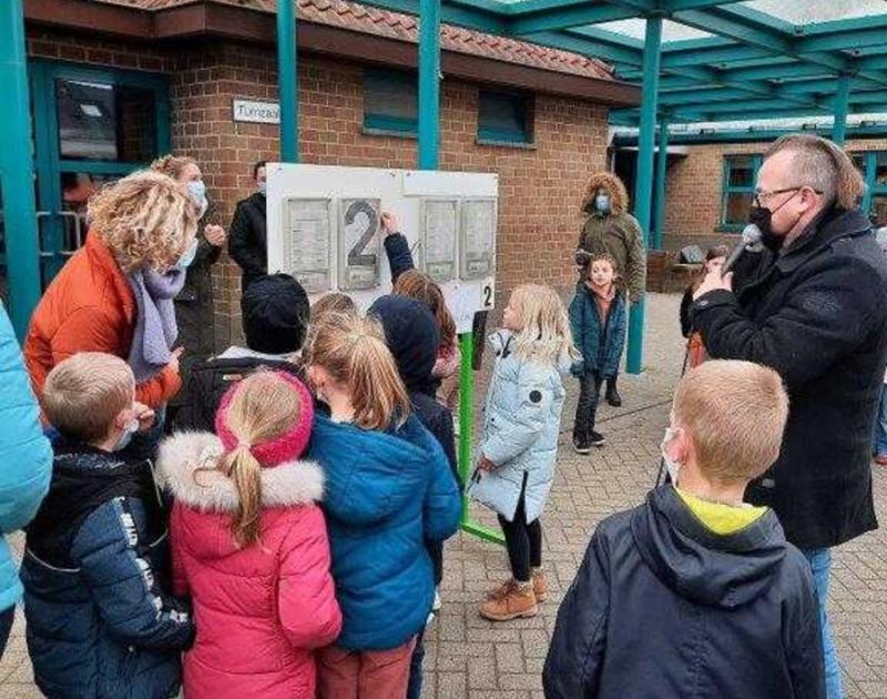Feest voor de 'Dag van de directeur'
