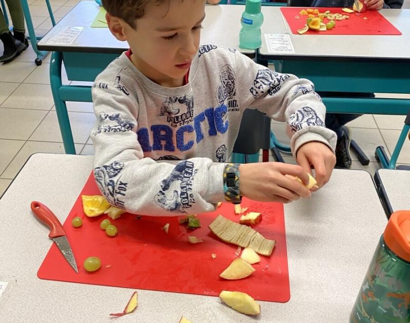 Fruitbrochette maken