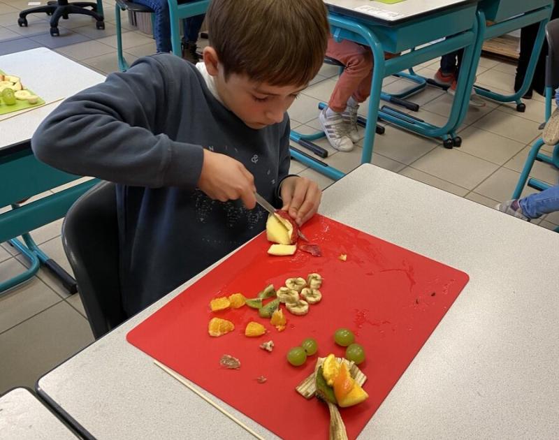 Fruitbrochette maken