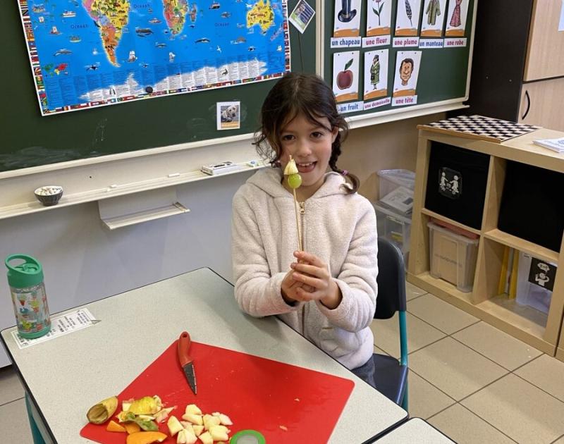 Fruitbrochette maken