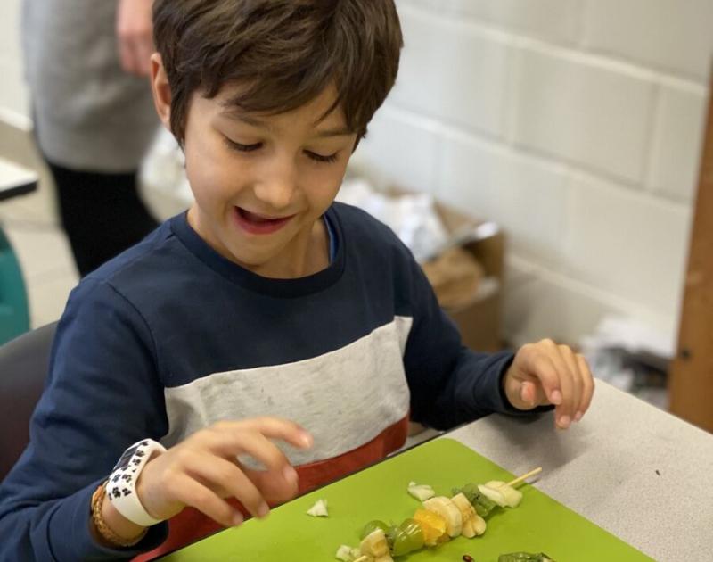 Fruitbrochette maken