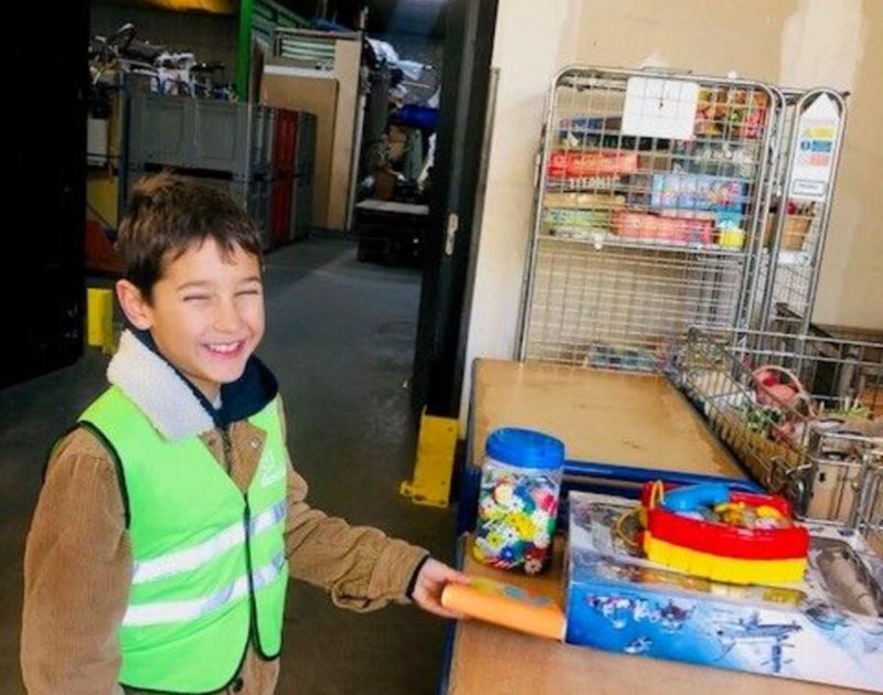 Bezoek kringloopwinkel