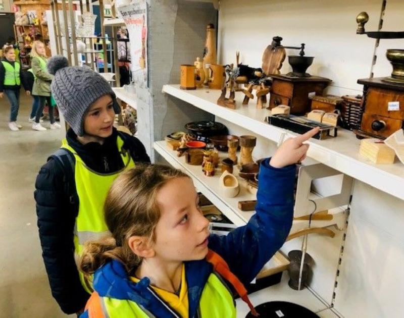 Bezoek kringloopwinkel