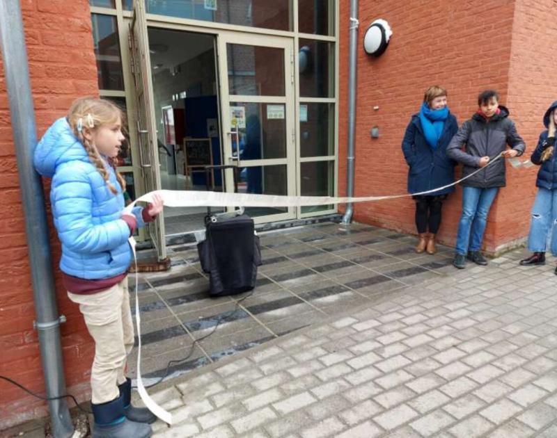 Inhuldiging boekenhoek