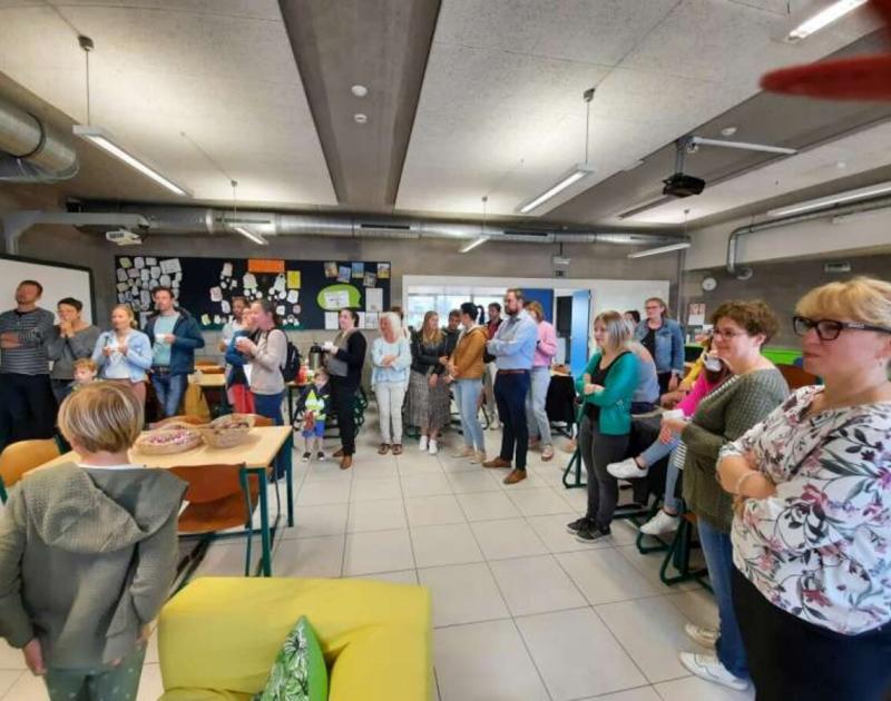 Inhuldiging boekenhoek