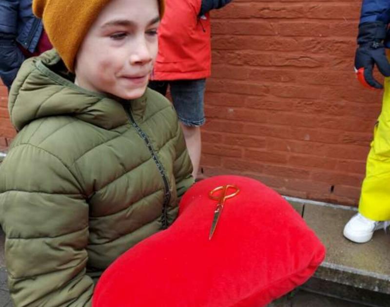 Inhuldiging boekenhoek