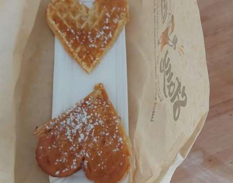 Een lekkere traktatie van het oudercomité! Mmm... dankjewel!