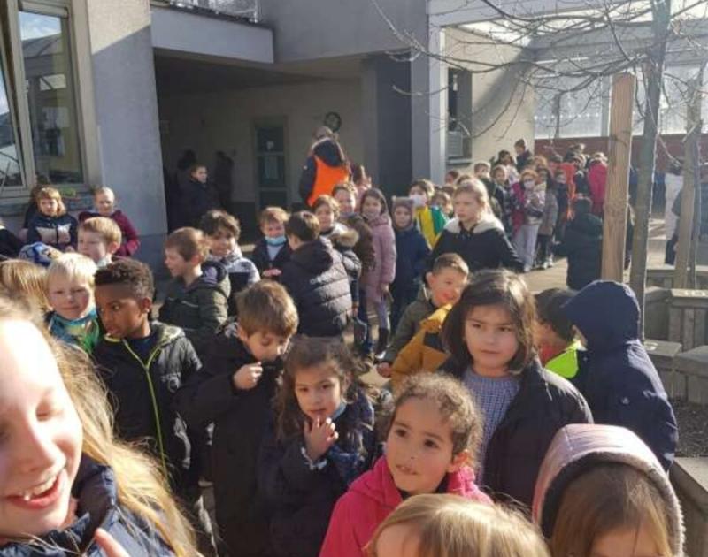 Een lekkere traktatie van het oudercomité! Mmm... dankjewel!