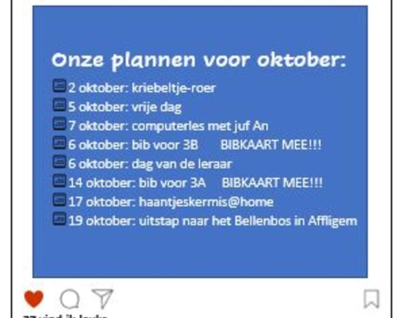 Klasblog 3de leerjaar