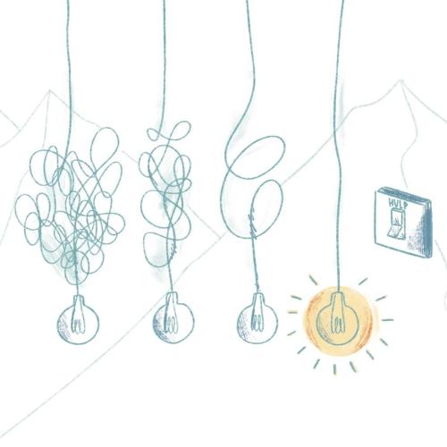 illustratie van lampjes