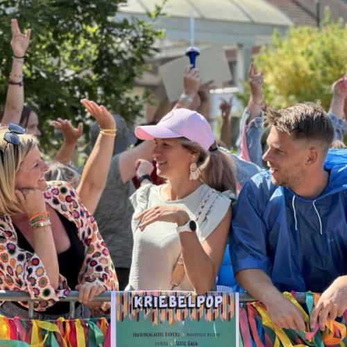 juf Dorothée, juf Jessica en meester Jonas