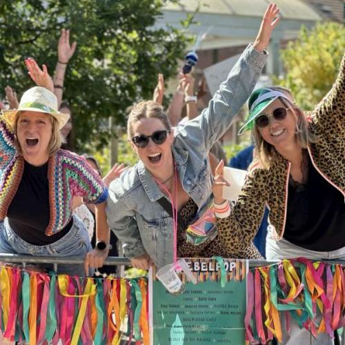 juf Veerle, juf Sakina en juf Annelies