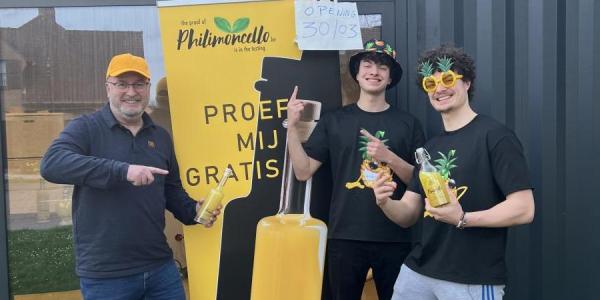 foto van drie mannen van Philimoncello