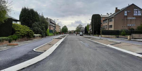 Baron de Vironlaan met onderlaag asfalt