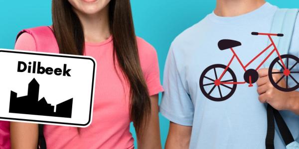 twee scholieren op een foto