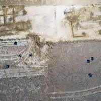 Luchtfoto opgraving Wolsemveld