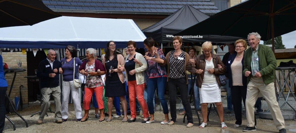 Ontmoet elkaar op den trottoir